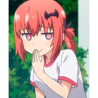 🤣 Satania Gabriel DropOut Anime, Meisje, Karakter, Demon, Satania, Gabriel Dropout telegram sticker