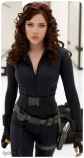 👀 Black Widow ブラック・ウィドウ, マーベル, スーパーヒーロー, ナターシャ・ロマノフ, 武器, スパイ, アベンジャーズ telegram sticker