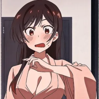 😣 Chizuru Ichinose Rent-A-Girlfriend Anime, Manga, Chizuru, Rent a Girlfriend, Carino, Imbarazzato telegram sticker