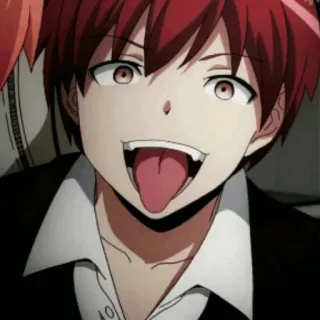🎈 Karma Akabane Assassination Classroom Anime, Desenho animado, Personagem, Mangá, Karma, Akabane, Assassination Classroom whatsapp sticker