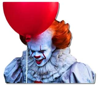 🤡 Pennywise IT клоун, ужасы, фильм, Пеннивайз, Оно telegram sticker