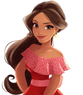 👸 Elena of Avalor Мультфильм, Принцесса, Дисней, Елена из Авалора, Елена telegram sticker