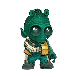 🐸 Greedo Star Wars alien, star wars, greedo, bounty hunter, scifi telegram sticker