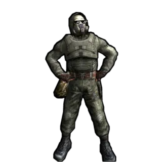 😎 żołnierz, wojsko, maska, uniform, ekwipunek telegram sticker