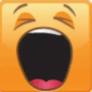 😵 bocejo, emoji, cansado, sonolento whatsapp sticker