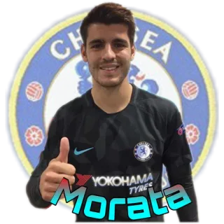 👍 Morata futebol, futebol, esportes, Chelsea, Morata, jogador telegram sticker