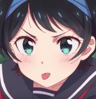 ✨ Ruka Sarashina Rent-A-Girlfriend anime, manga, Ruka Sarashina, Rent-A-Girlfriend, cute, girl, cartoon telegram sticker