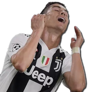 😵 Cristiano Ronaldo voetbal, voetbal, atleet, speler, viering telegram sticker