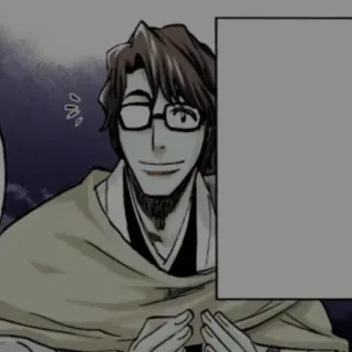 Sōsuke Aizen @numen_sticker whatsapp stickers