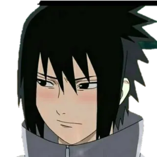 😳 Sasuke Uchiha Naruto anime, manga, sasuke, uchiha, naruto, zadowolony telegram sticker