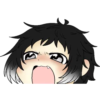 😠 Anime, Wütend, Cartoon, Figur, Manga telegram sticker