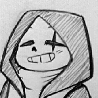 😁 Sans Undertale skeleton, cartoon, monster, video game, undertale telegram sticker