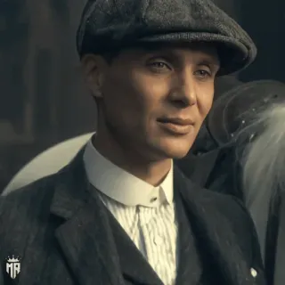 🚬 Thomas Shelby Peaky Blinders 浴血黑帮, 托马斯·谢尔比, 基里安·墨菲, 电视剧, 犯罪, 剧情 whatsapp sticker
