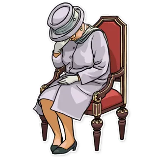 🤦 Queen Elizabeth II reina, isabel, real, luto, triste telegram sticker