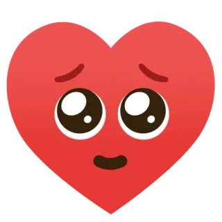 🌟 heart, emoji, cute, love, sad telegram sticker
