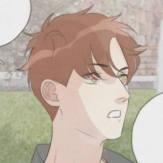 🎞 hombre, dibujos animados, dibujo, expresión, anime telegram sticker