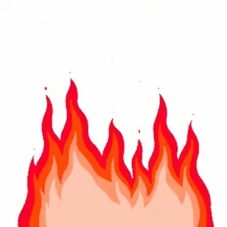🌟 fire, flame, heat, hot, red, orange telegram sticker
