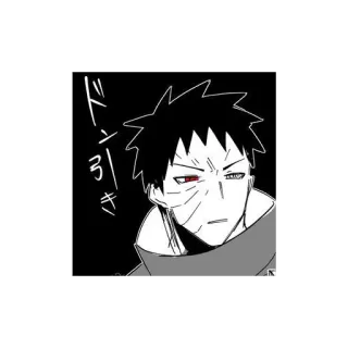 🤑 ドン引き anime, manga, character, facial expression telegram sticker