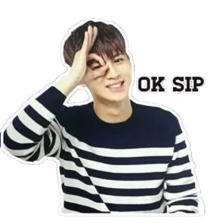 😉 OK SIP Ok, Persona, Gesto, Sorso, Espressione, Faccia whatsapp sticker