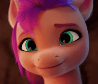😏 Sunny Starscout My Little Pony: A New Generation pônei, fofo, desenho animado, amigável, My Little Pony, Sunny Starscout telegram sticker
