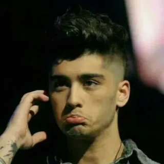 👑 Zayn Malik Sänger, Promi, Person, Porträt, Zayn Malik telegram sticker