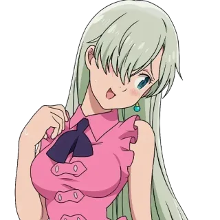🍑 Elizabeth Liones Seven Deadly Sins Anime, Manga, Dessin animé, Elizabeth Liones, Seven Deadly Sins telegram sticker