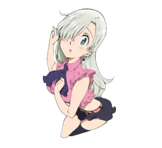 🖐 Elizabeth Liones Seven Deadly Sins Anime, Personaggio, Elizabeth Liones, Seven Deadly Sins, Manga telegram sticker