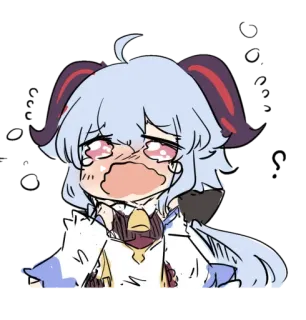 😭 Anime, weinend, traurig, Cartoon telegram sticker