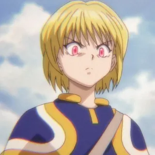 🕷️ Kurapika Hunter x Hunter anime, manga, hunter x hunter, kurapika telegram sticker