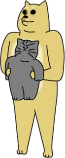 💬 Doge doge, cane, gatto, carino, meme, animale domestico whatsapp sticker