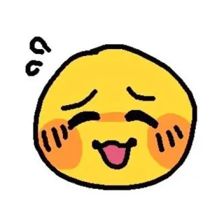 🦦 Émoji, Joyeux, Mignon, Rougir, Nerveux, Langue telegram sticker