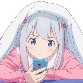 ✨ Eromanga Sensei anime, cute, girl, manga telegram sticker