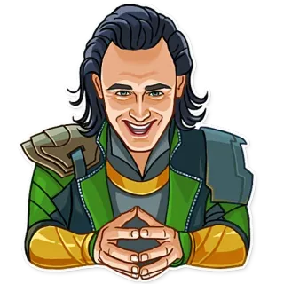 😈 Loki loki, marvel, comics, villain, character, sticker telegram sticker