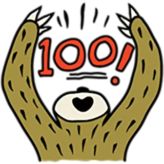 Sloth Party telegram stickers