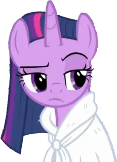 🤨 Twilight Sparkle My Little Pony pony, twilight sparkle, cartoon, purple, unicorn, mlp, my little pony telegram sticker