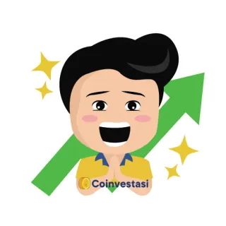 ☺️ Coinvestasi Investition, Erfolg, Münze, Finanzen, Wachstum, Pfeil nach oben telegram sticker