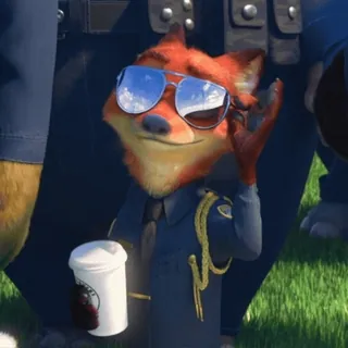 😉 Nick Wilde Zootopia telegram sticker
