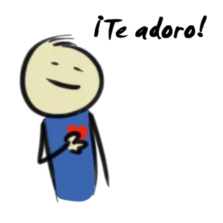 ❤ Always with you amor, coração, desenho animado, boneco palito, relacionamento telegram sticker