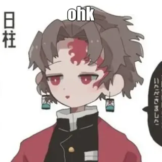 🙂 ohk anime, manga, character, sticker telegram sticker