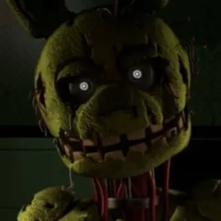 🌟 Springtrap Five Nights at Freddy's animatronic, horror, videogame, scary, monster telegram sticker