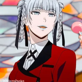 🥢 Mary Saotome Kakegurui anime, manga, Kakegurui, Mary Saotome whatsapp sticker