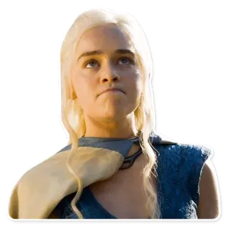 😠 Daenerys Targaryen Game of Thrones Daenerys, Targaryen, Game of Thrones, Fantasy, Personage whatsapp sticker