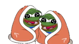 💕 Pepe the Frog Pepe, rana, meme, carino telegram sticker