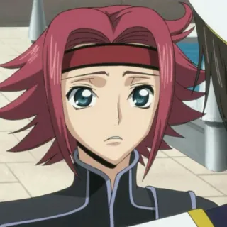 📎 Kallen Kozuki Code Geass Anime, Mangá, Kallen, Code Geass, Personagem telegram sticker