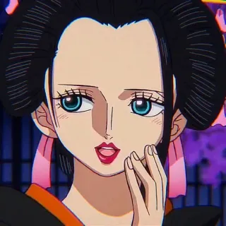 📚 Nico Robin One Piece anime, One Piece, Nico Robin, character, manga whatsapp sticker