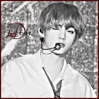 🏹 LorTae K-pop, chanteur, musique, portrait telegram sticker