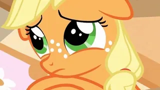 😭 Applejack My Little Pony Cartoon, Pony, Freundschaft, Traurig telegram sticker