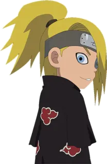 😈 Deidara Naruto อนิเมะ, มังงะ, นินจา, แสงอุษา, การ์ตูน telegram sticker