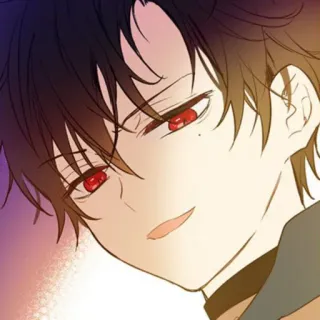 🌑 アニメ, マンガ, キャラクター, イラスト, イケメン, ポートレート telegram sticker