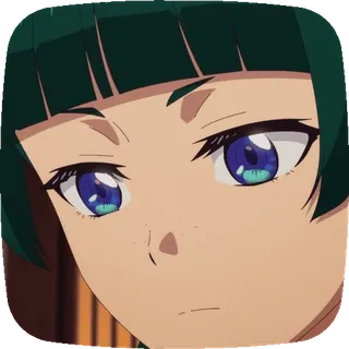 😒 アニメ, 女の子, キャラクター, アニメーション, マンガ telegram sticker